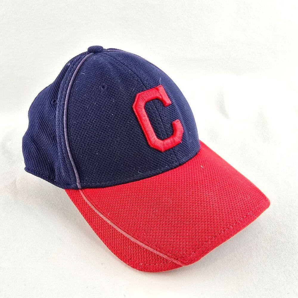 Cleveland Indians Hat Mens Small Medium New Era 39Thirty Batting Practice Wool